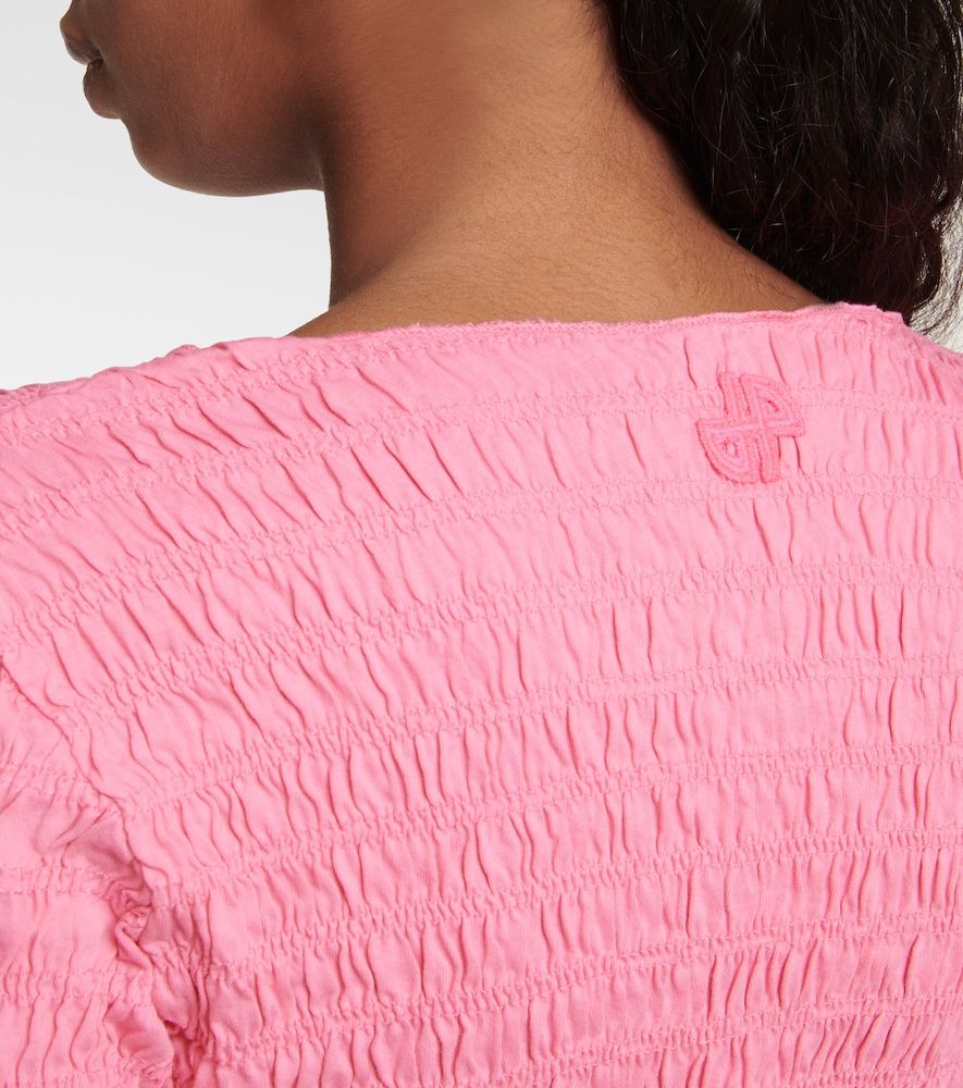 Vestido corto en jersey de algodón - Patou - Modalova