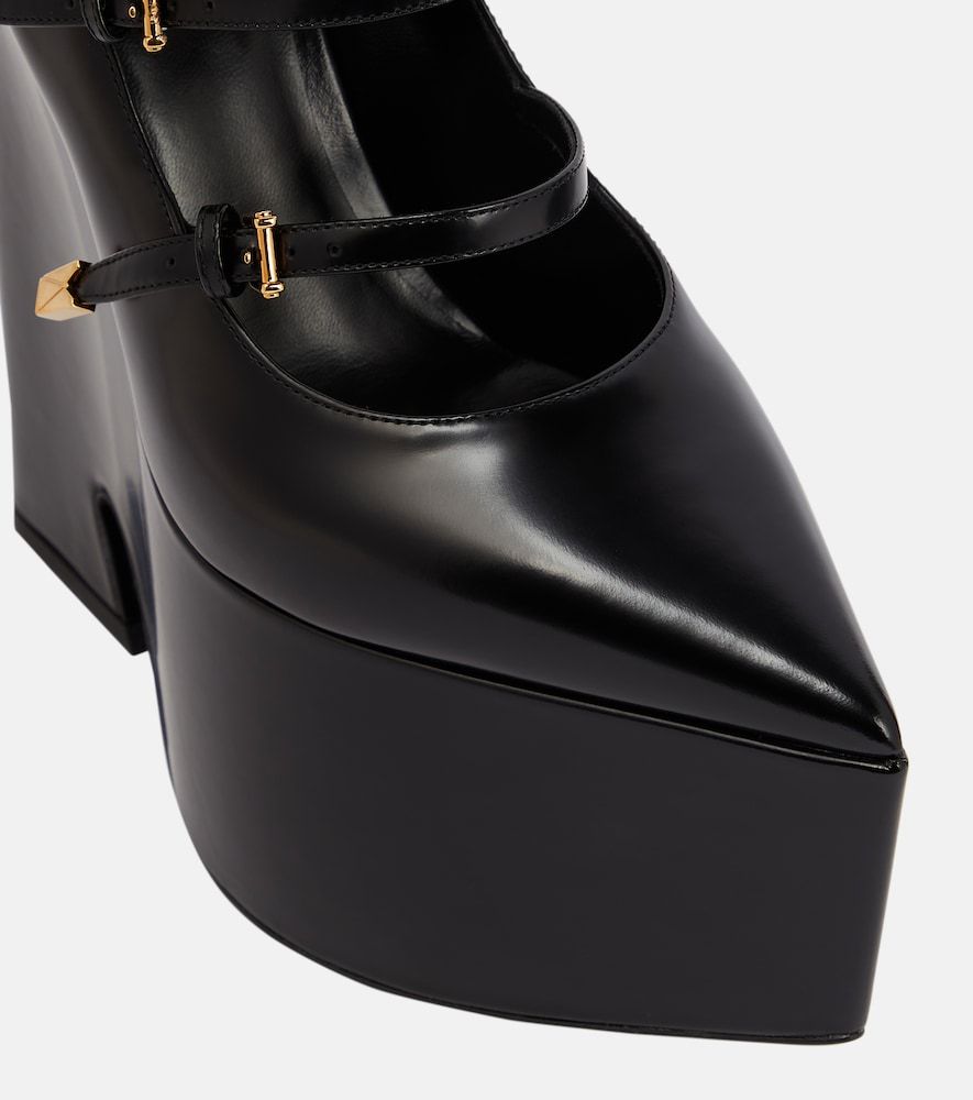 Plateau-Pumps Tempest aus Leder - Versace - Modalova