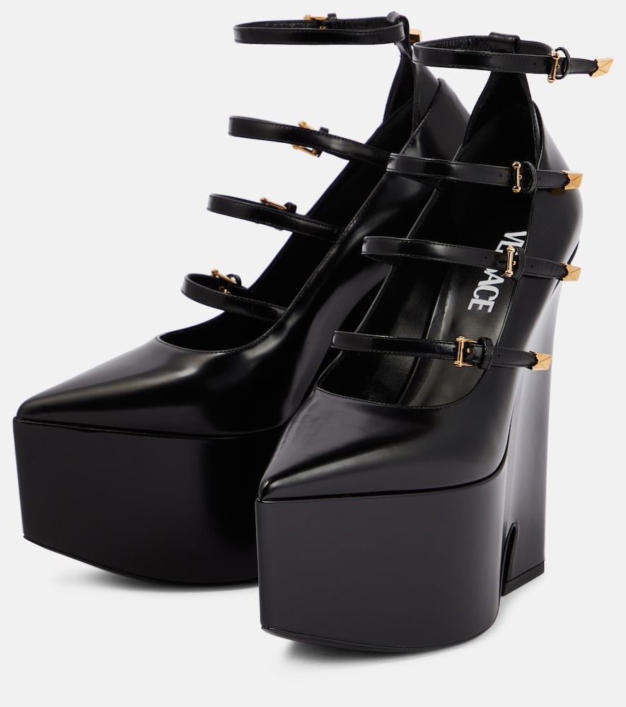 Plateau-Pumps Tempest aus Leder - Versace - Modalova