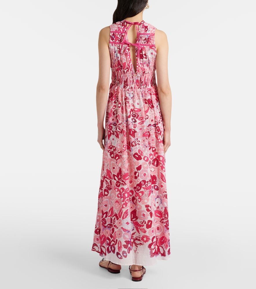 Vestido largo Chiara de algodón floral - Poupette St Barth - Modalova