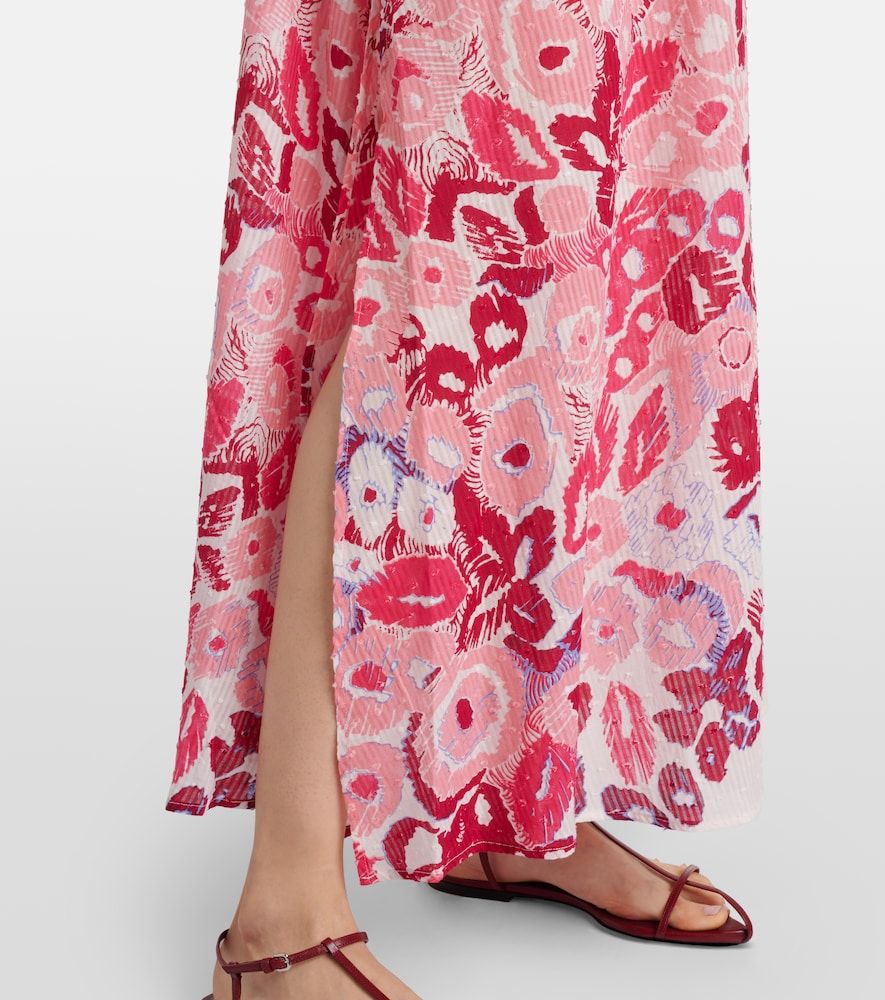 Vestido largo Chiara de algodón floral - Poupette St Barth - Modalova
