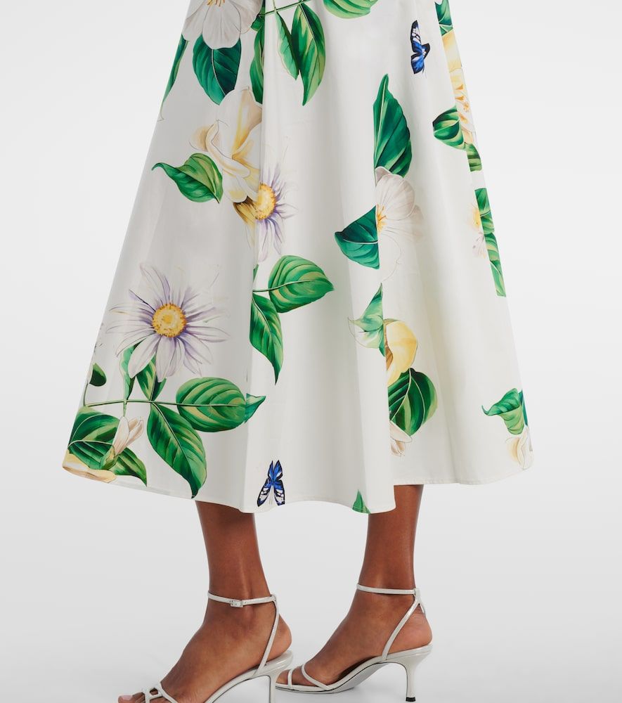 Vestido camisero Bianca de algodón floral - Leo Lin - Modalova
