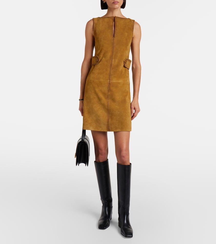 Vestido corto de ante - Dorothee Schumacher - Modalova