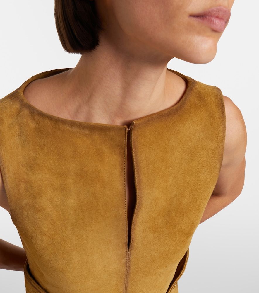 Vestido corto de ante - Dorothee Schumacher - Modalova