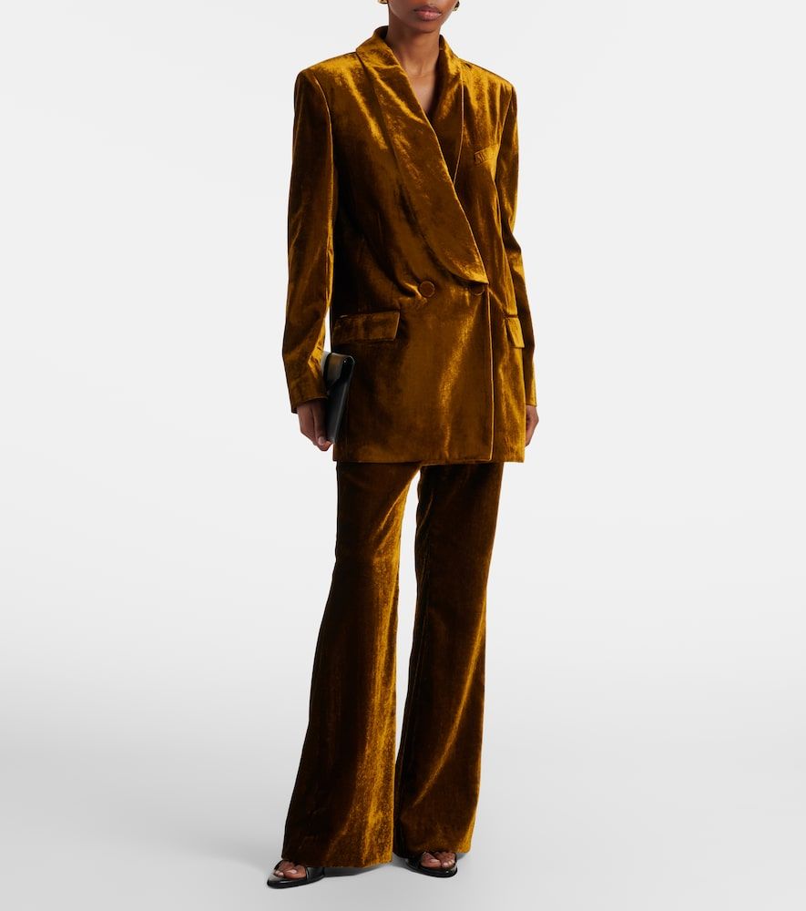 Double-breasted velvet blazer - Nina Ricci - Modalova