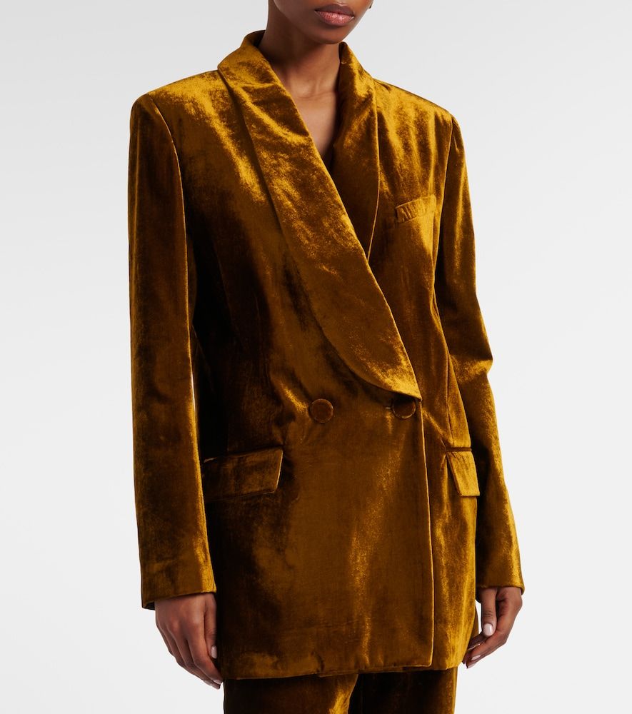 Double-breasted velvet blazer - Nina Ricci - Modalova