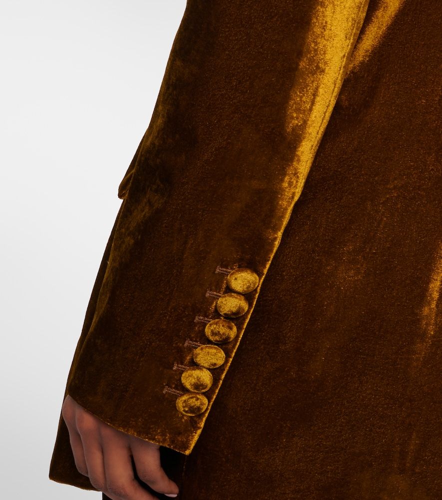 Double-breasted velvet blazer - Nina Ricci - Modalova