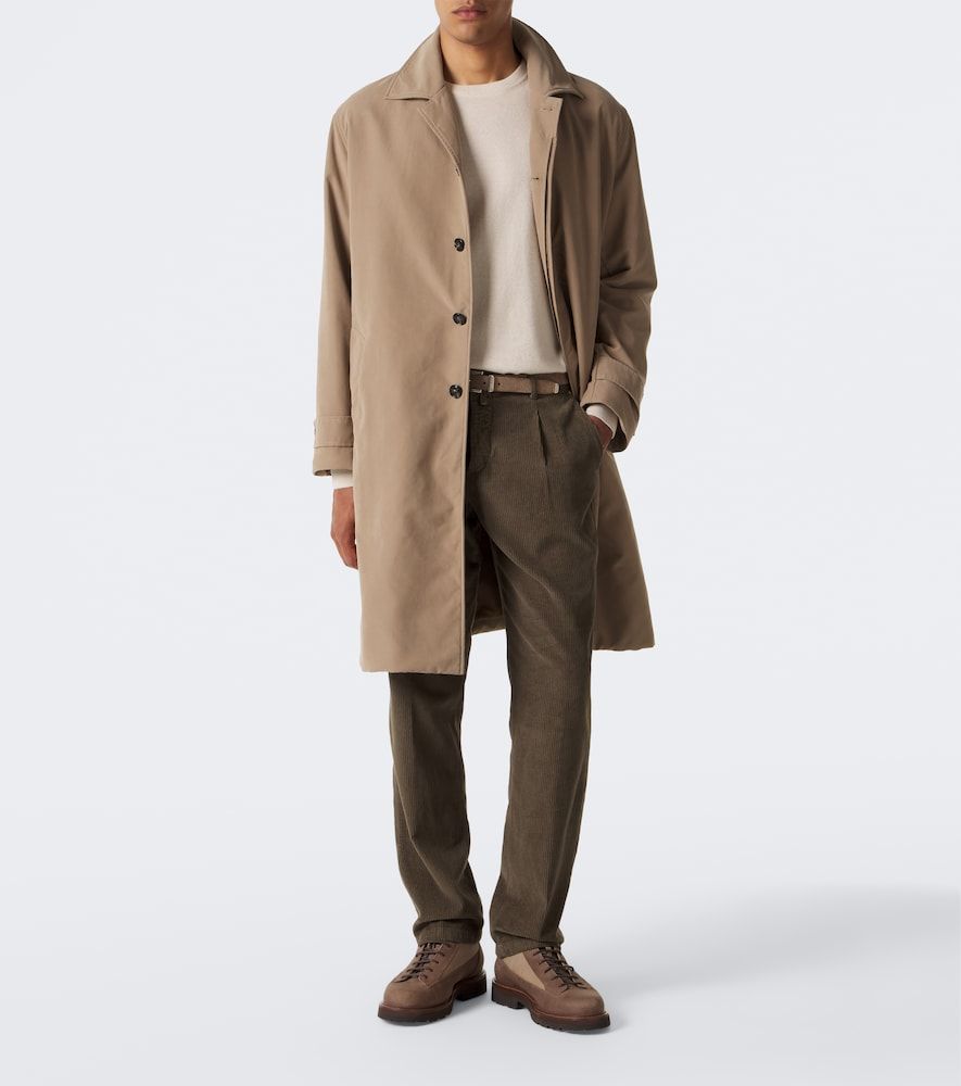 Pantalones tapered de pana de algodón - Kiton - Modalova
