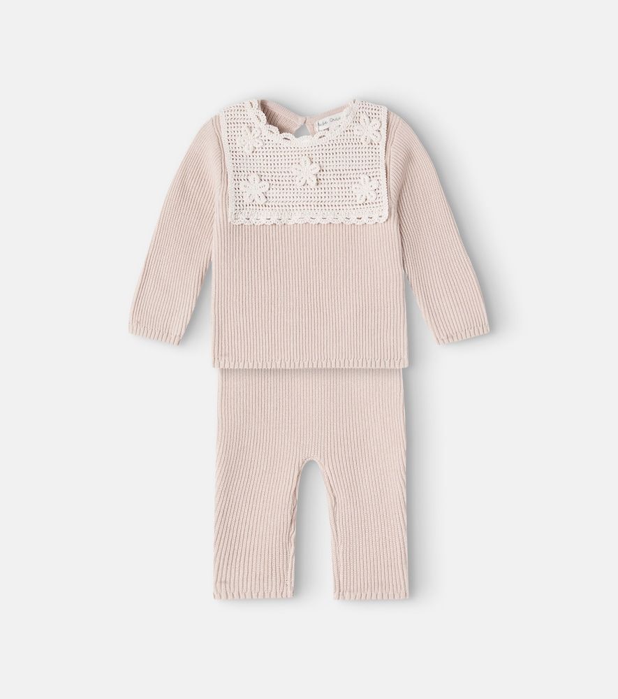 Bebé - set Lucette de jersey y pantalones de algodón - Bebe Organic - Modalova