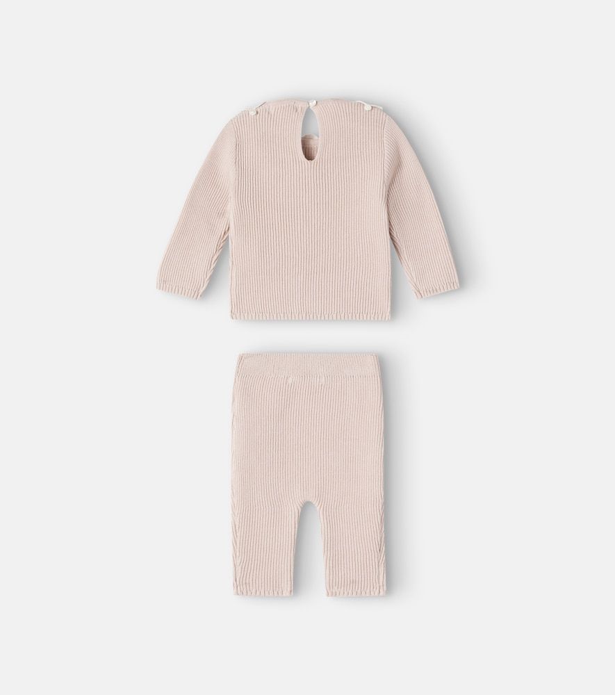 Bebé - set Lucette de jersey y pantalones de algodón - Bebe Organic - Modalova