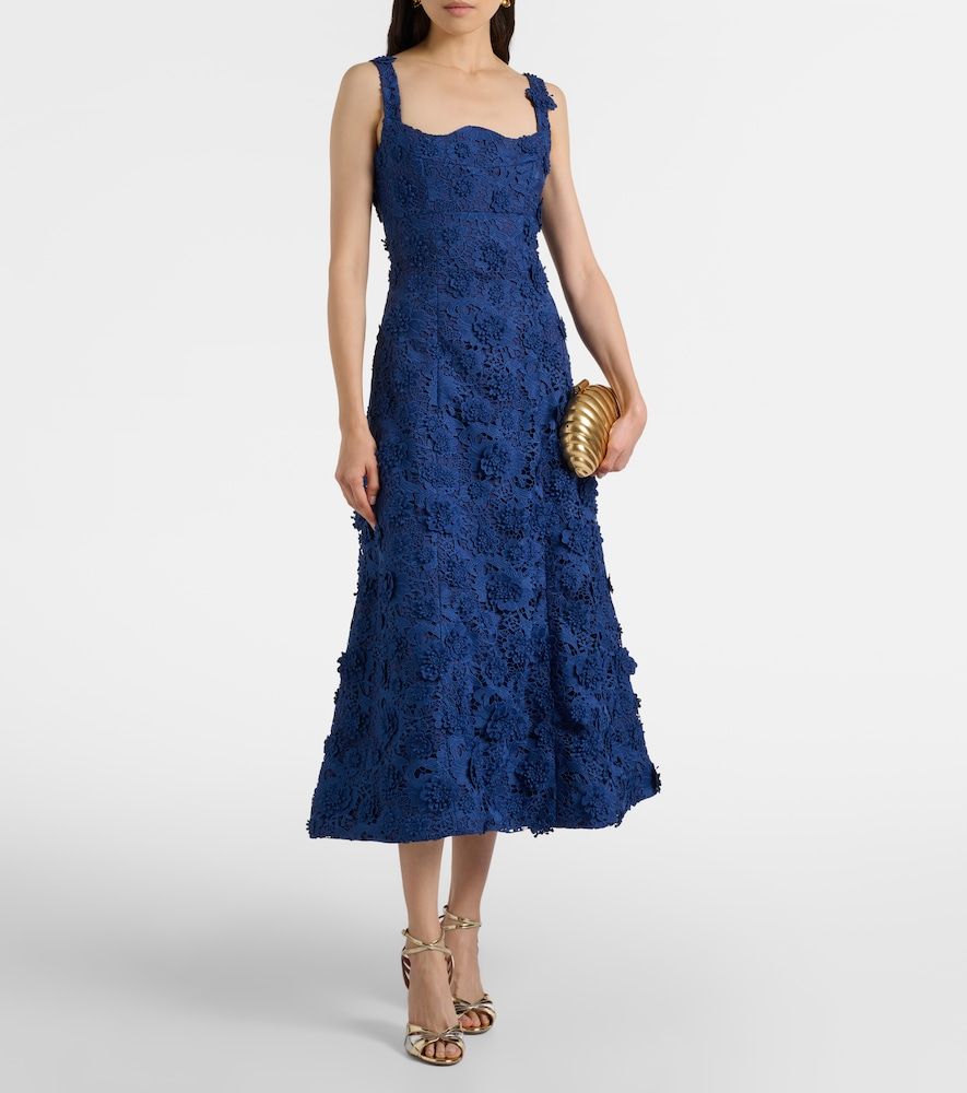 Leo Lin Odette lace midi dress - Leo Lin - Modalova