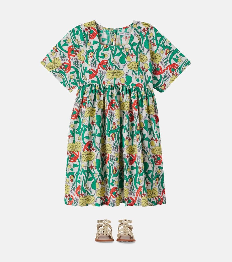 Vestido Colour Herbalist de algodón floral - Bobo Choses - Modalova