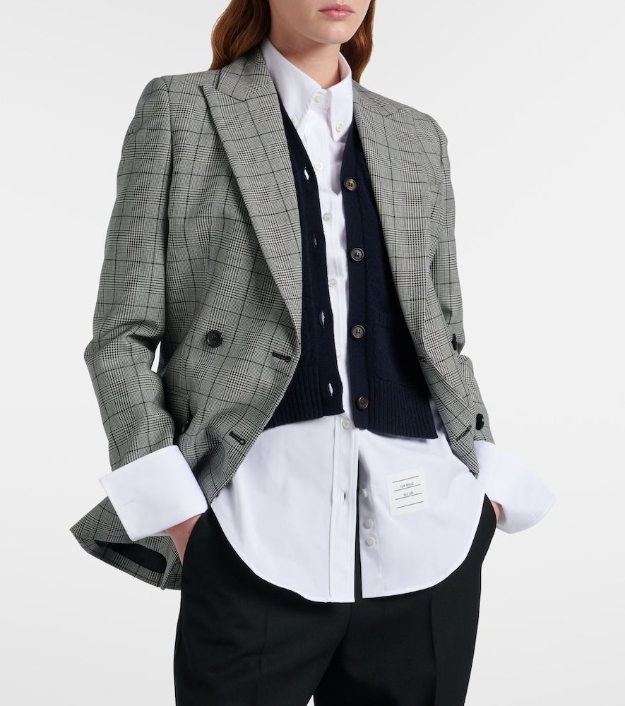 Camicia in cotone con logo - Thom Browne - Modalova