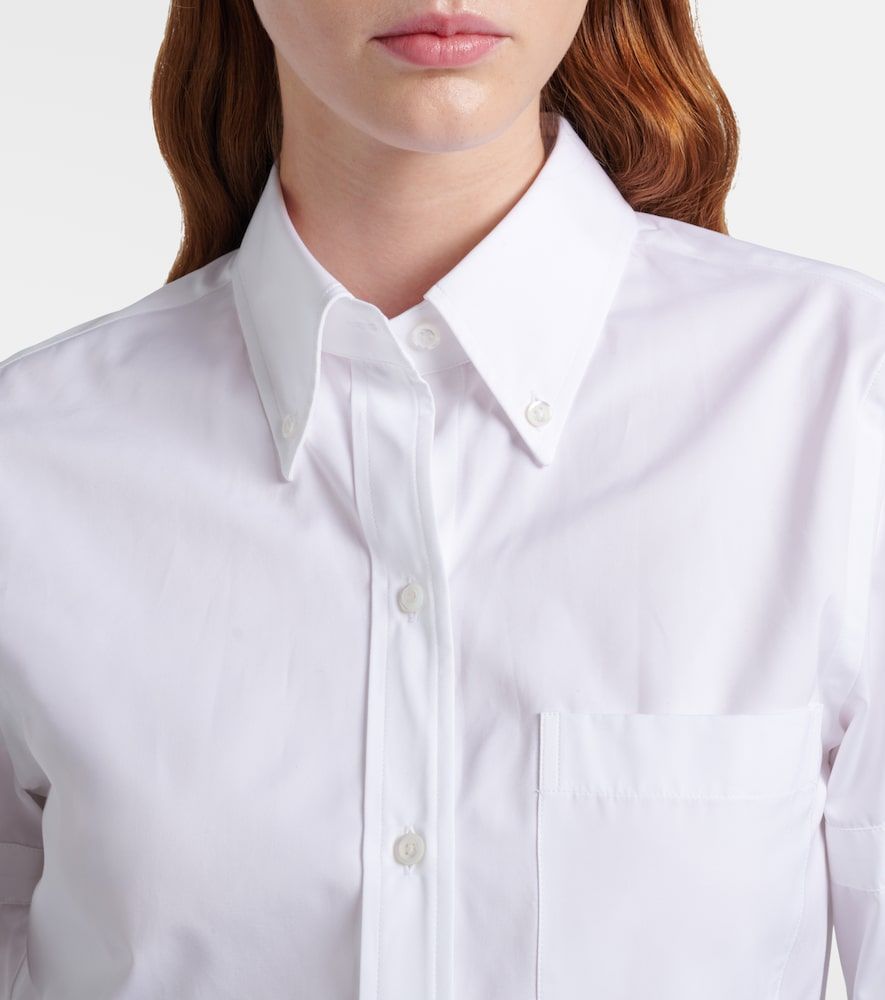 Camicia in cotone con logo - Thom Browne - Modalova