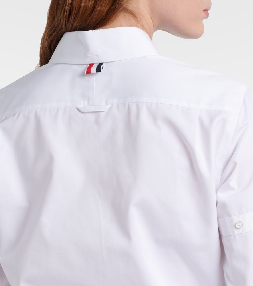Camicia in cotone con logo - Thom Browne - Modalova