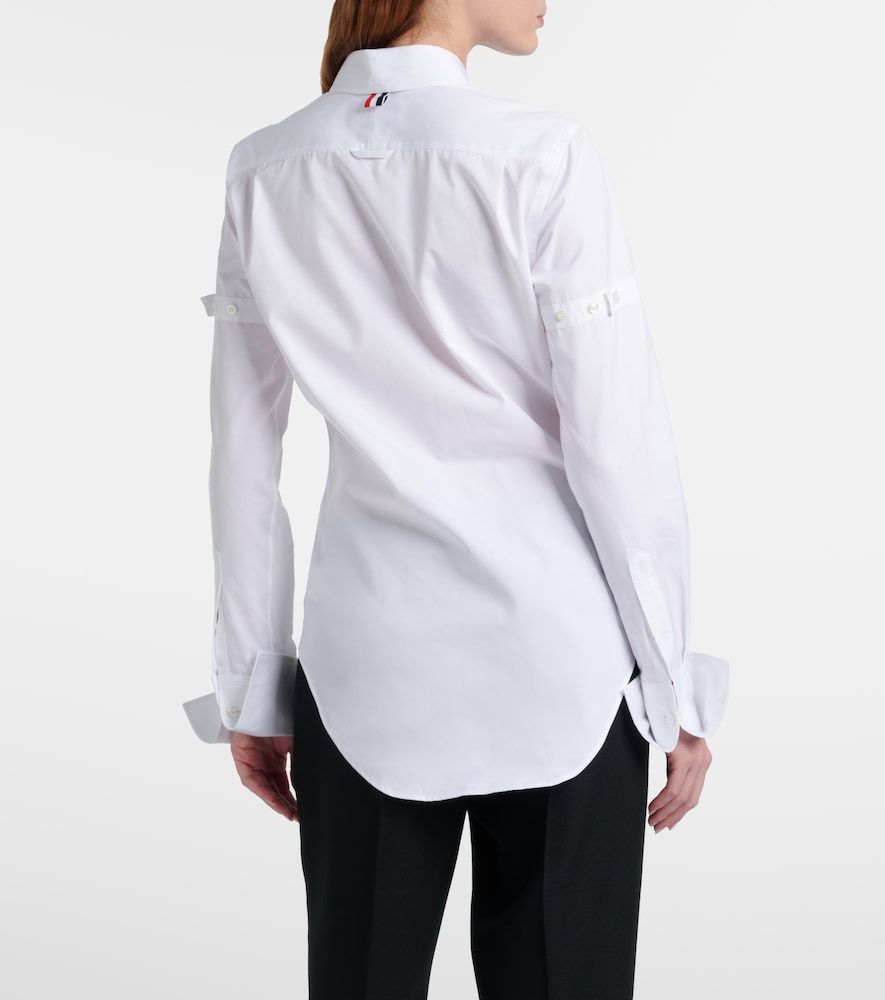 Camicia in cotone con logo - Thom Browne - Modalova