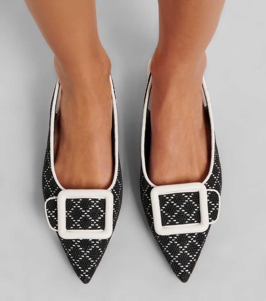 Slingback-Ballerinas Maylura aus Raffiabast - Manolo Blahnik - Modalova