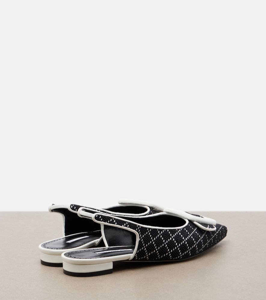 Slingback-Ballerinas Maylura aus Raffiabast - Manolo Blahnik - Modalova