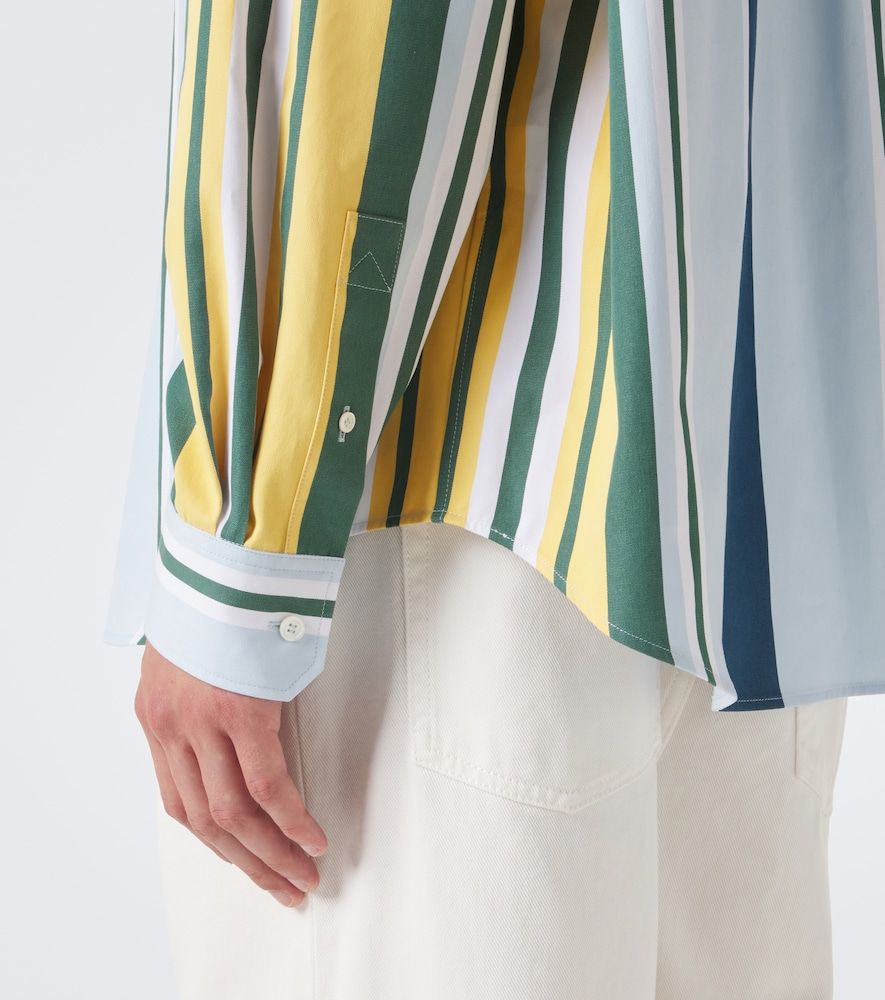 Double L striped cotton twill shirt - Loewe - Modalova