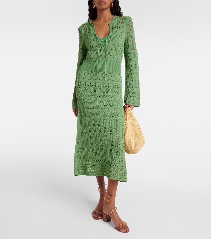 Vestido midi calado Seductive de encaje - Dorothee Schumacher - Modalova