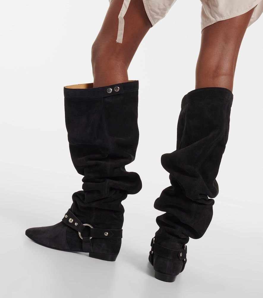 Stivali over-the-knee Selize in suede - Isabel Marant - Modalova