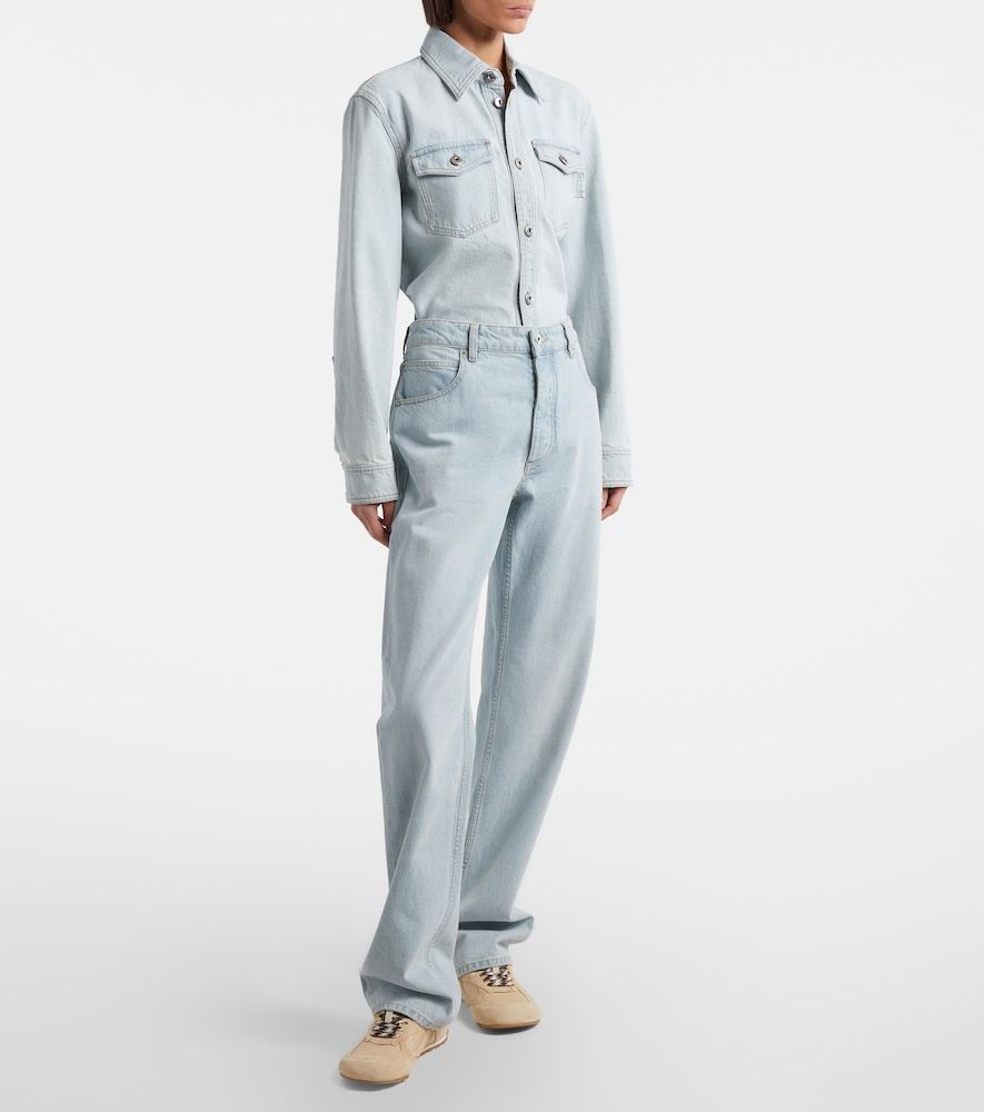 Jeans regular a vita media - Bottega Veneta - Modalova