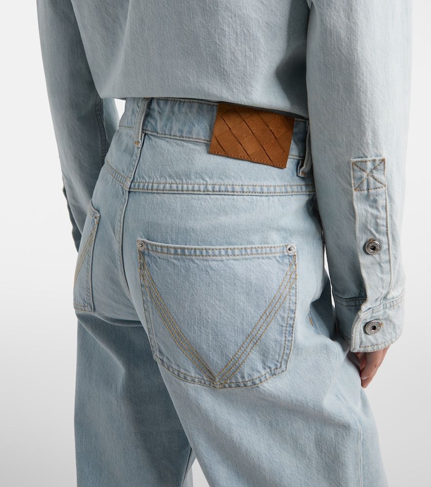 Jeans regular a vita media - Bottega Veneta - Modalova