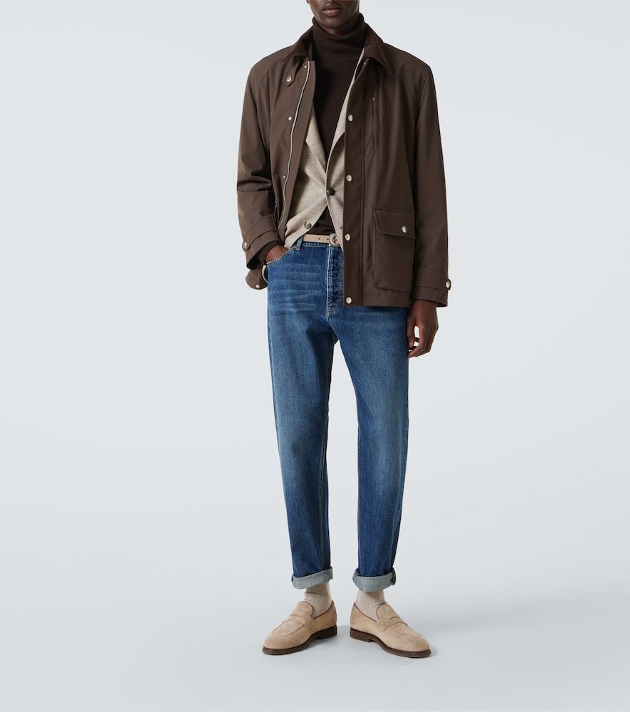 Jeans slim a vita media - Brunello Cucinelli - Modalova