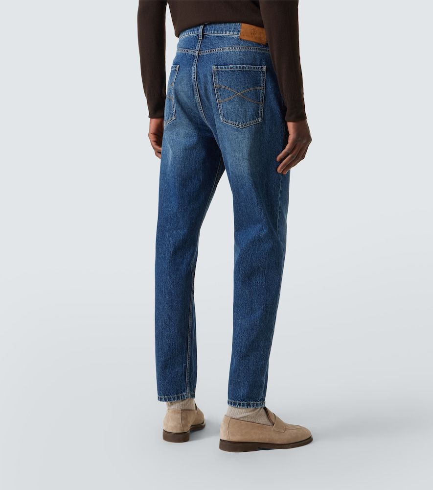 Jeans slim a vita media - Brunello Cucinelli - Modalova