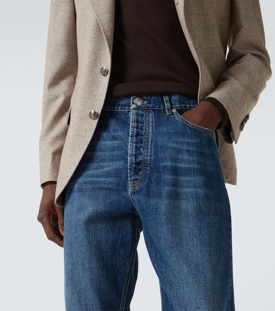 Jeans slim a vita media - Brunello Cucinelli - Modalova