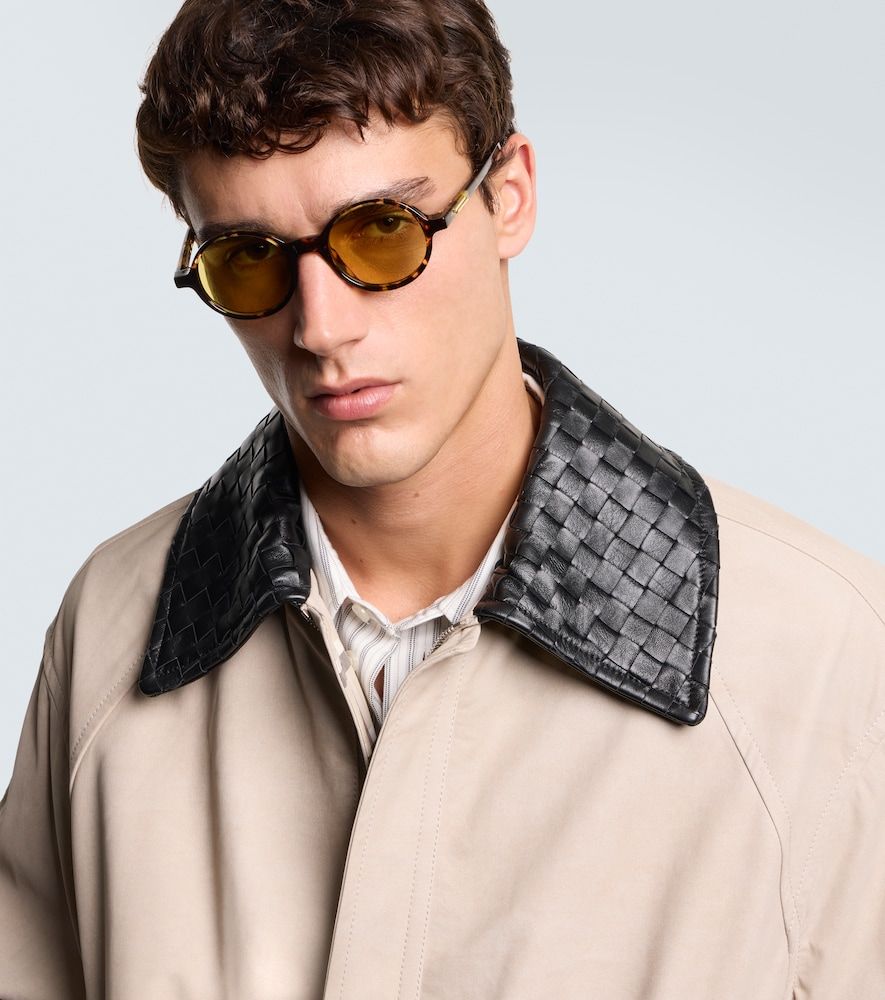 Runde Sonnenbrille Slim Ribbon - Bottega Veneta - Modalova