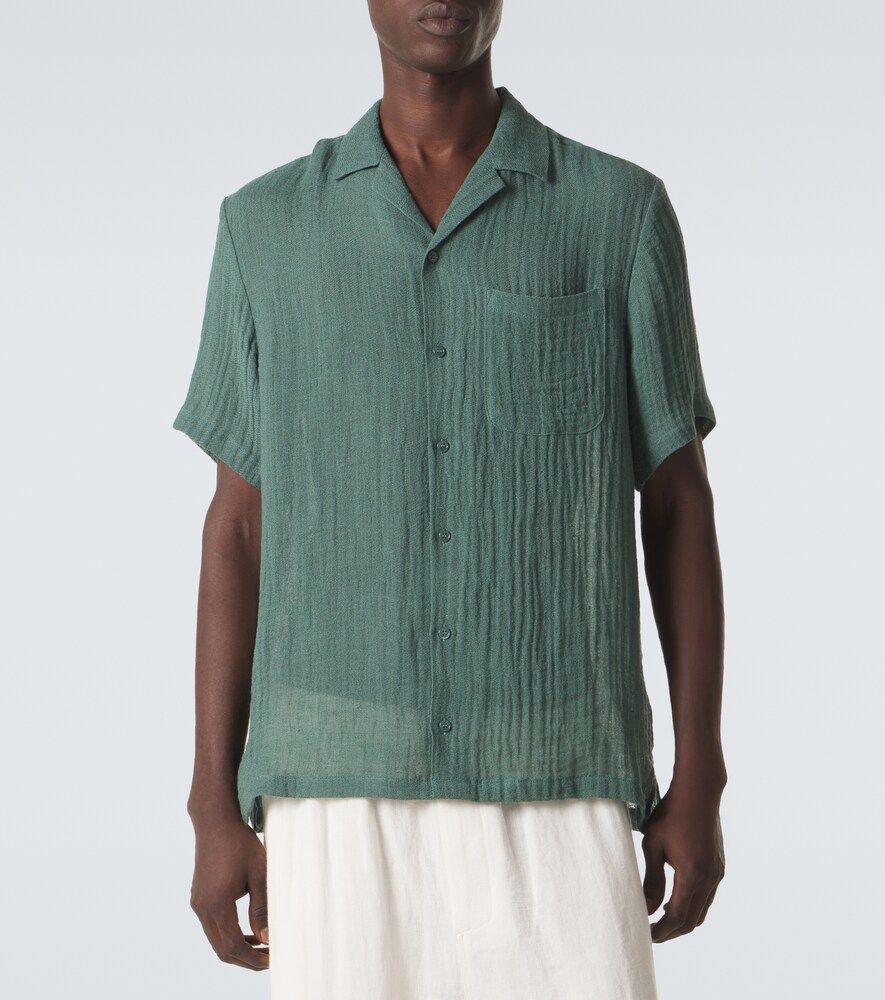 Le Kasha Botad linen bowling shirt - Le Kasha - Modalova