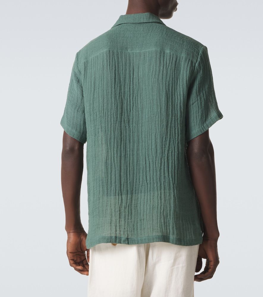 Camicia bowling Botad in lino - Le Kasha - Modalova