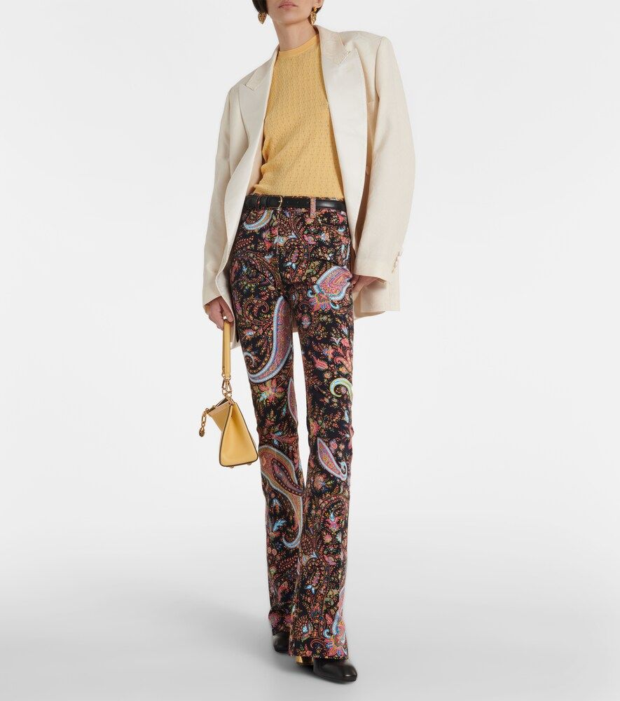 Etro Paisley high-rise flared jeans - Etro - Modalova
