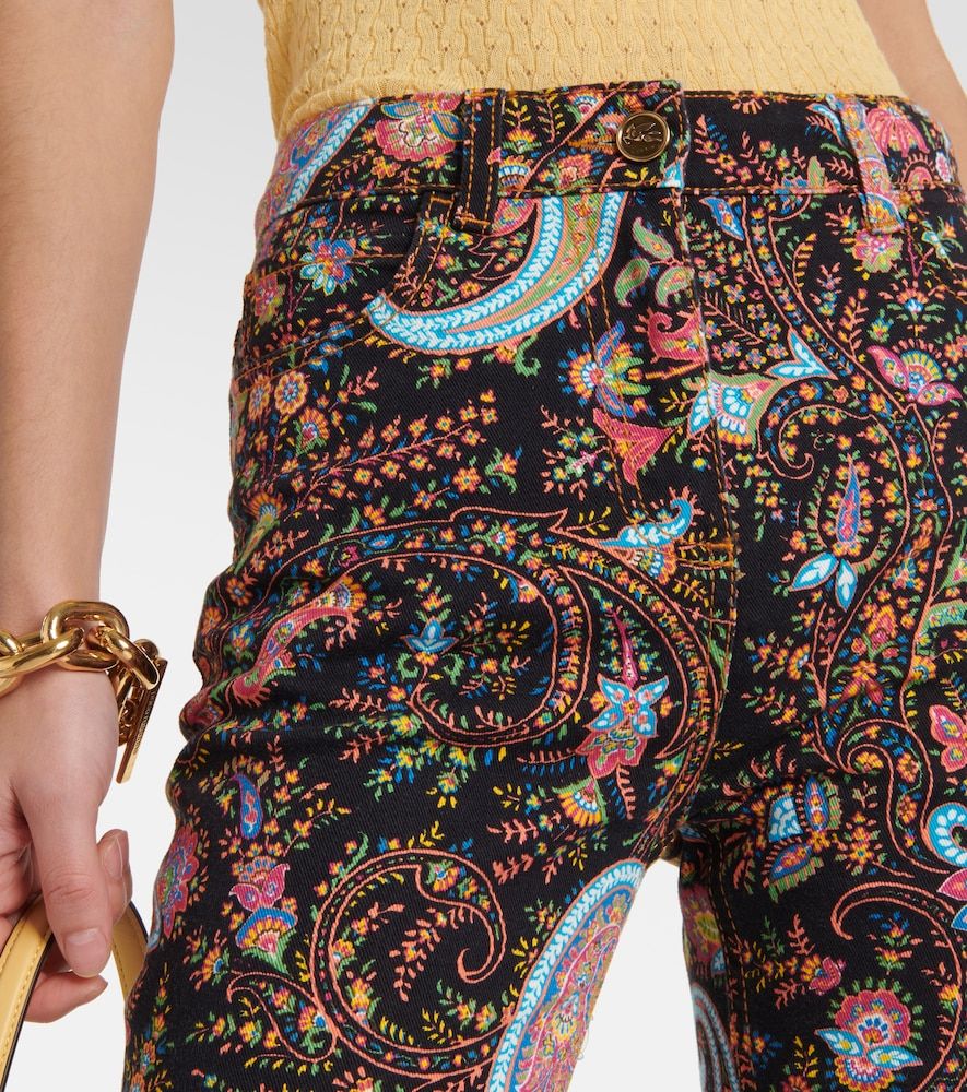 Etro Paisley high-rise flared jeans - Etro - Modalova