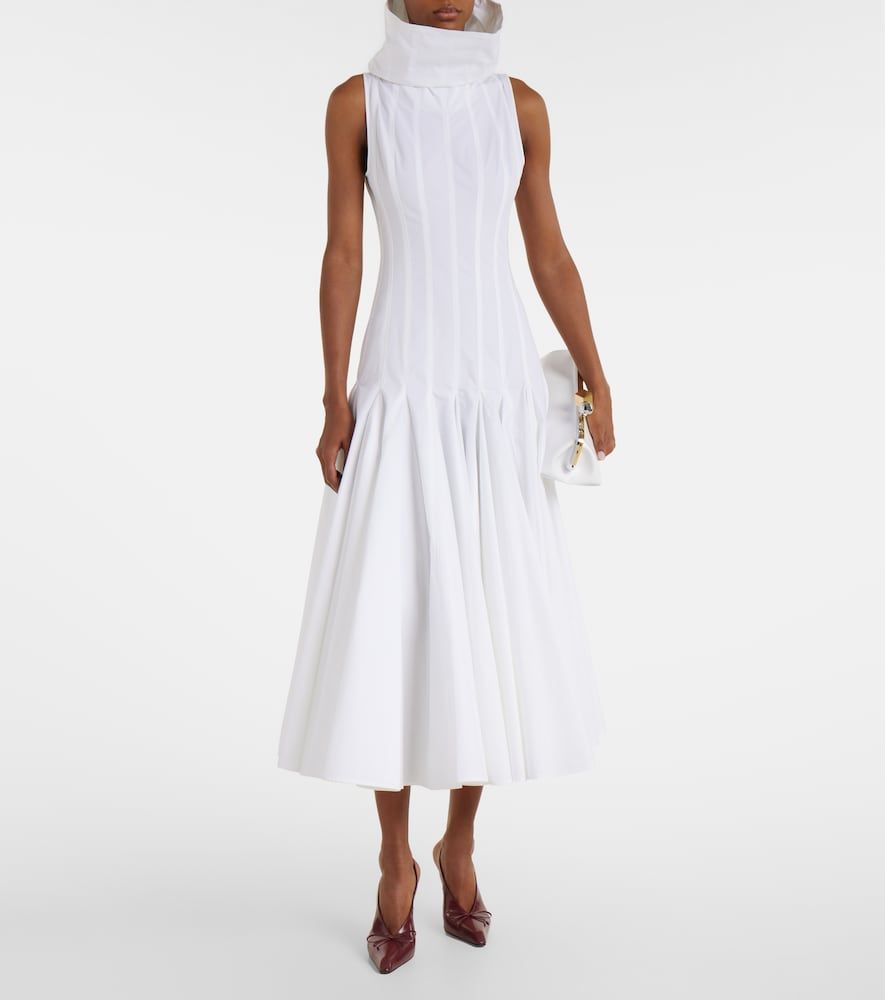 Vestido midi Triana de popelín de algodón - Jacquemus - Modalova