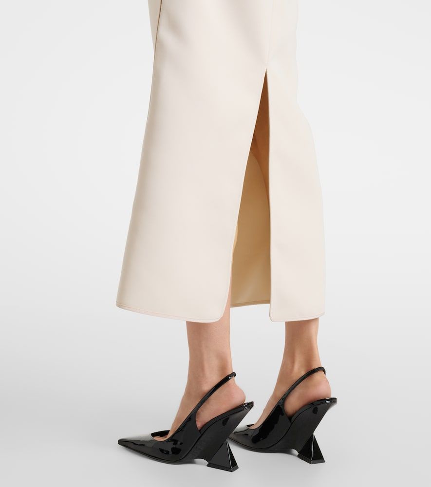 Wingtip draped midi dress - Maticevski - Modalova