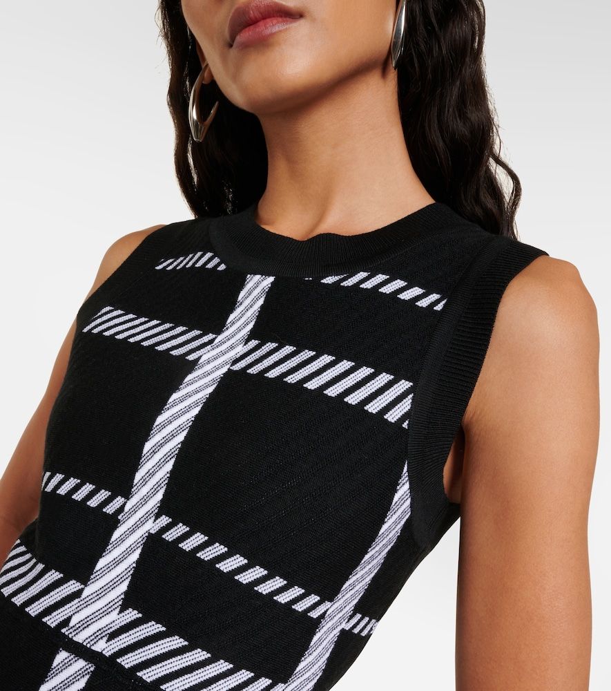 Vestido midi a cuadros - Dorothee Schumacher - Modalova