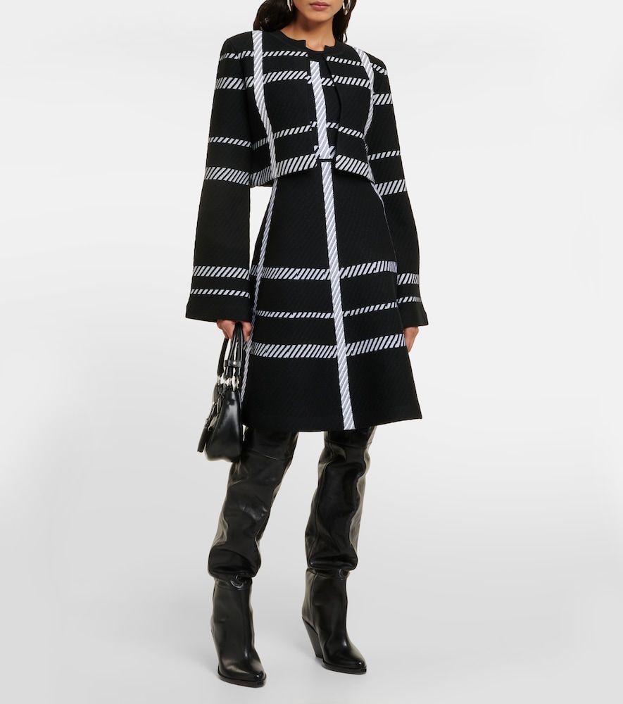 Vestido midi a cuadros - Dorothee Schumacher - Modalova