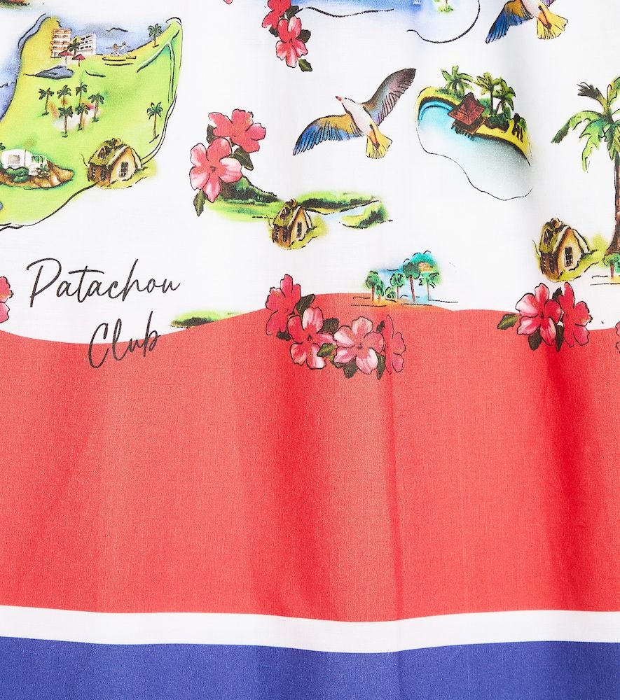 Vestido de algodón estampado a rayas - Patachou - Modalova
