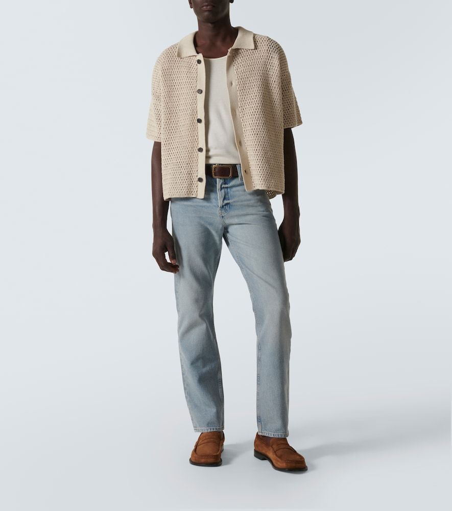 Frame Cardigan in cotone traforato - Frame - Modalova