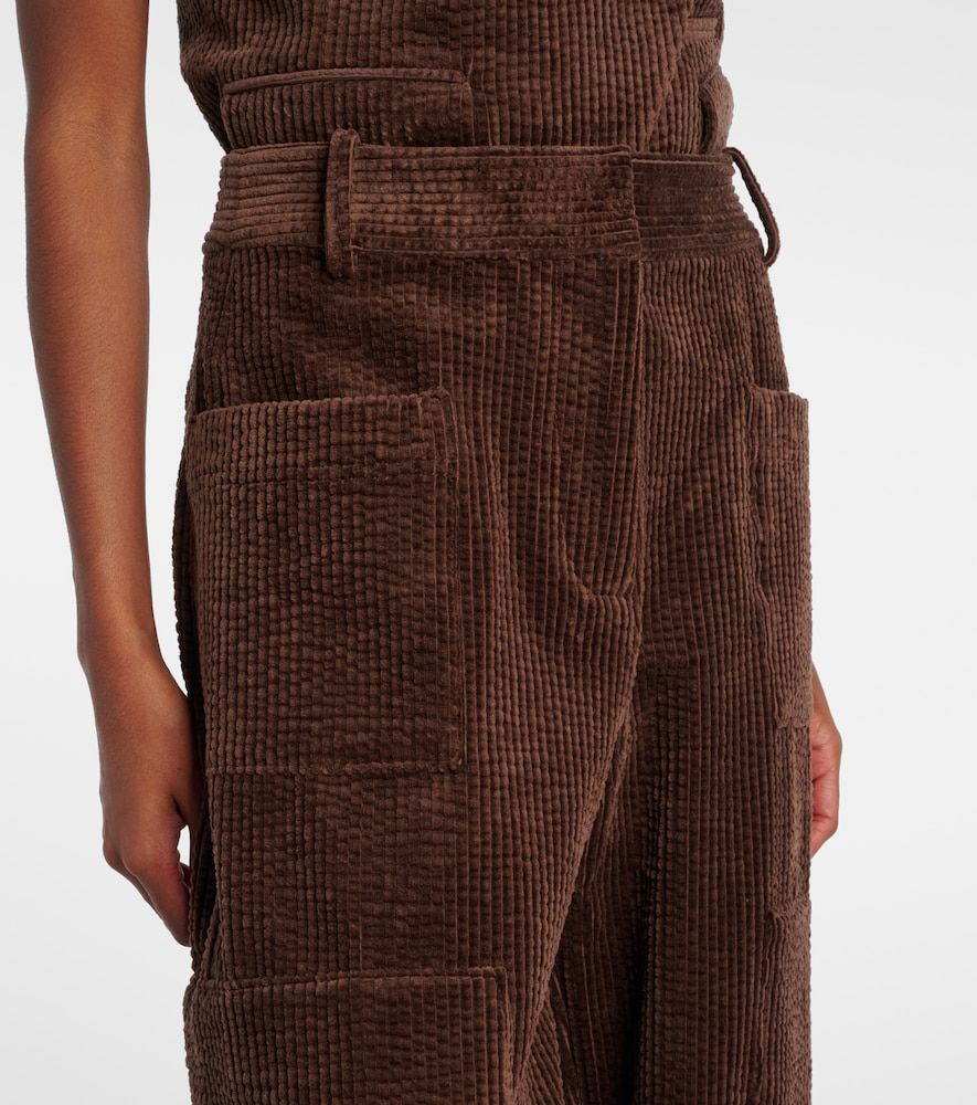Pantalones cargo de pana de algodón - Ganni - Modalova