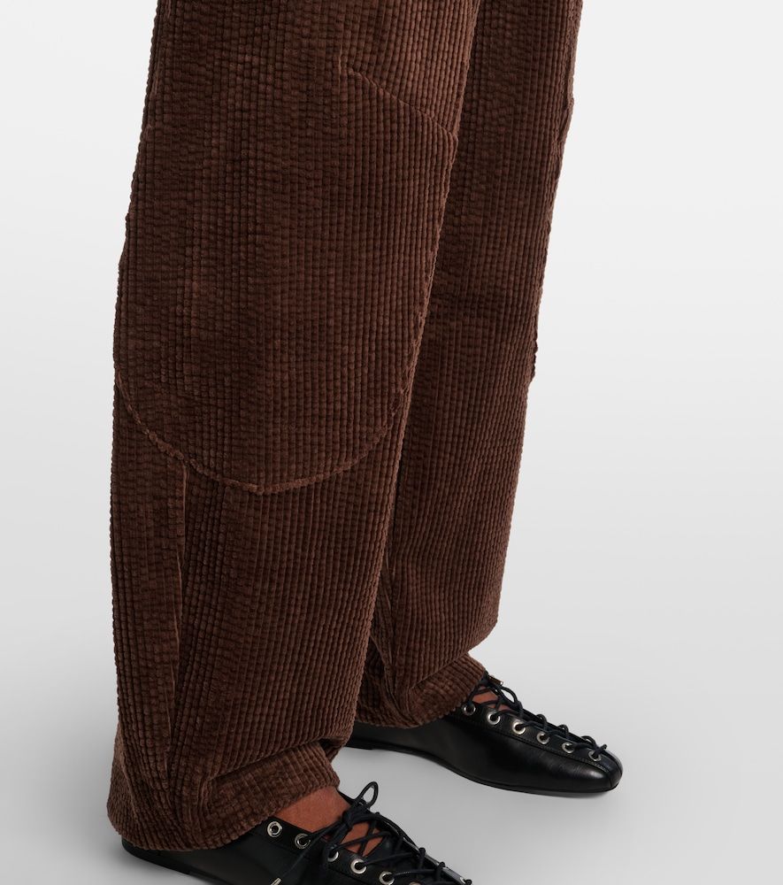 Pantalones cargo de pana de algodón - Ganni - Modalova