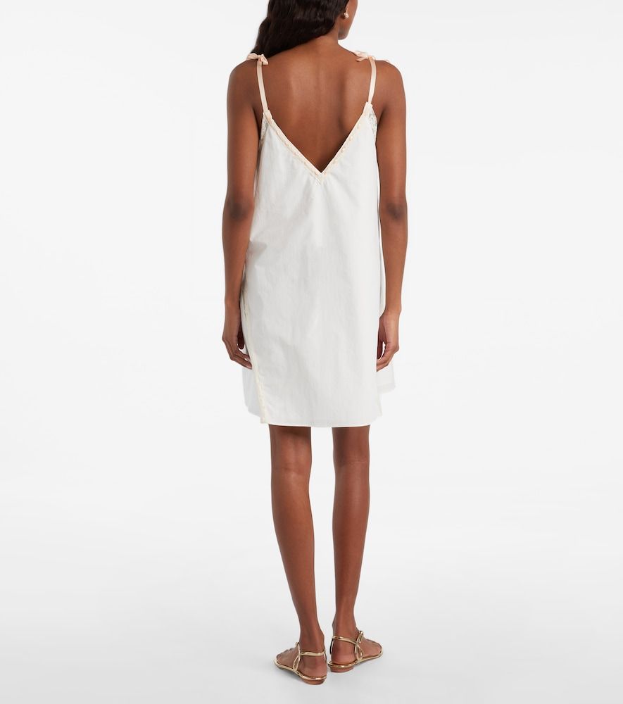 Vestido corto Alma de algodón con encaje - Posse - Modalova