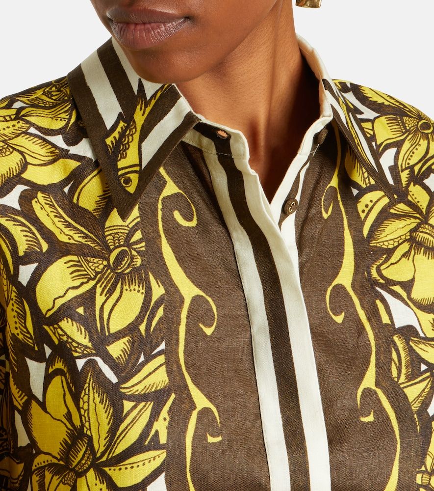Alémais Camicia Mona in canapa con stampa floreale - Alemais - Modalova