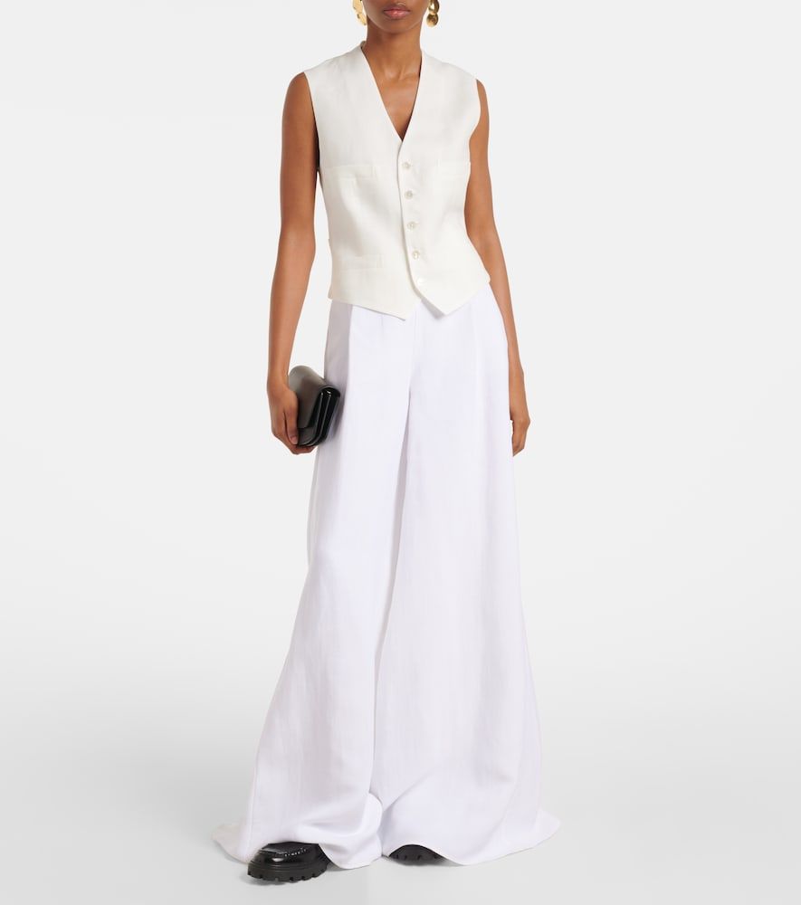 Weste Jaiden aus Leinen - Ralph Lauren Collection - Modalova