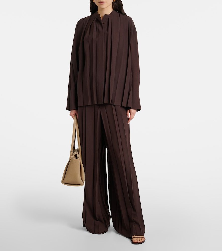 Joseph Tibre plisse wide-leg pants - Joseph - Modalova