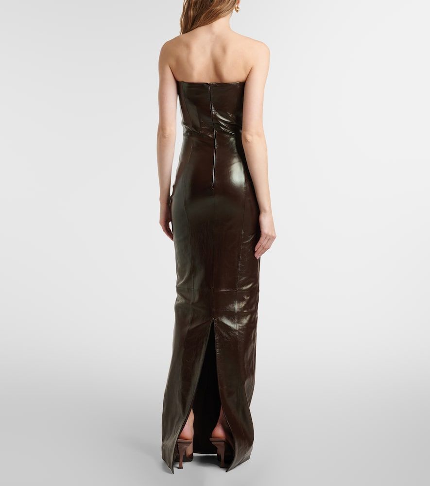 Bustier-Robe Rochelle aus Leder - The New Arrivals Ilkyaz Ozel - Modalova