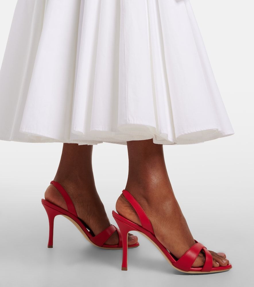 Slingback-Sandalen Callasli aus Leder - Manolo Blahnik - Modalova