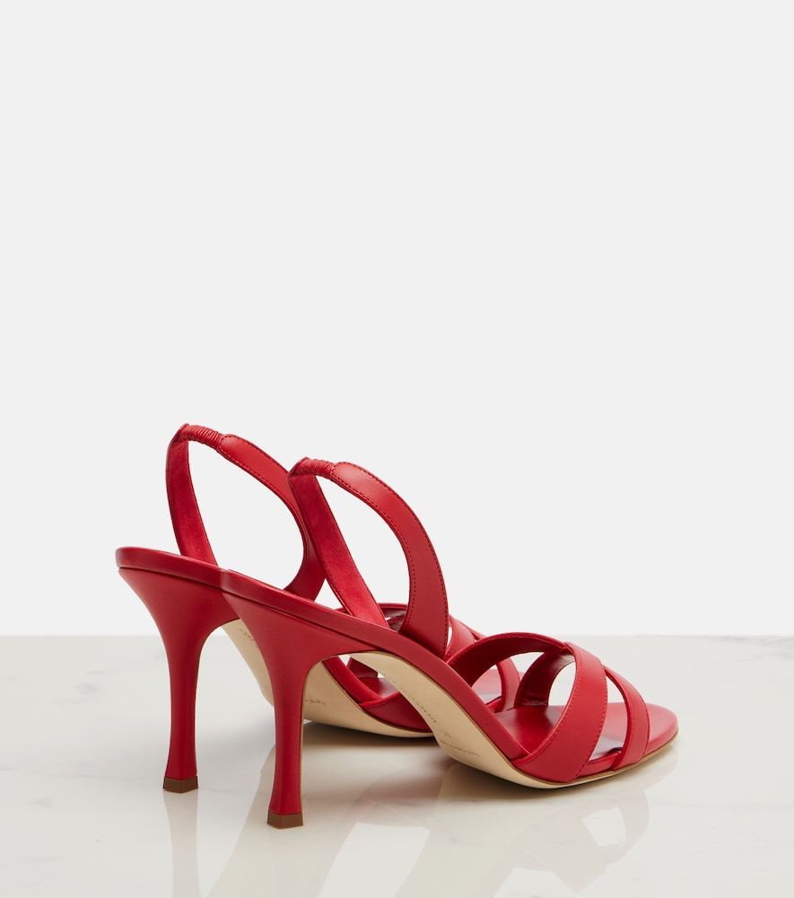 Slingback-Sandalen Callasli aus Leder - Manolo Blahnik - Modalova